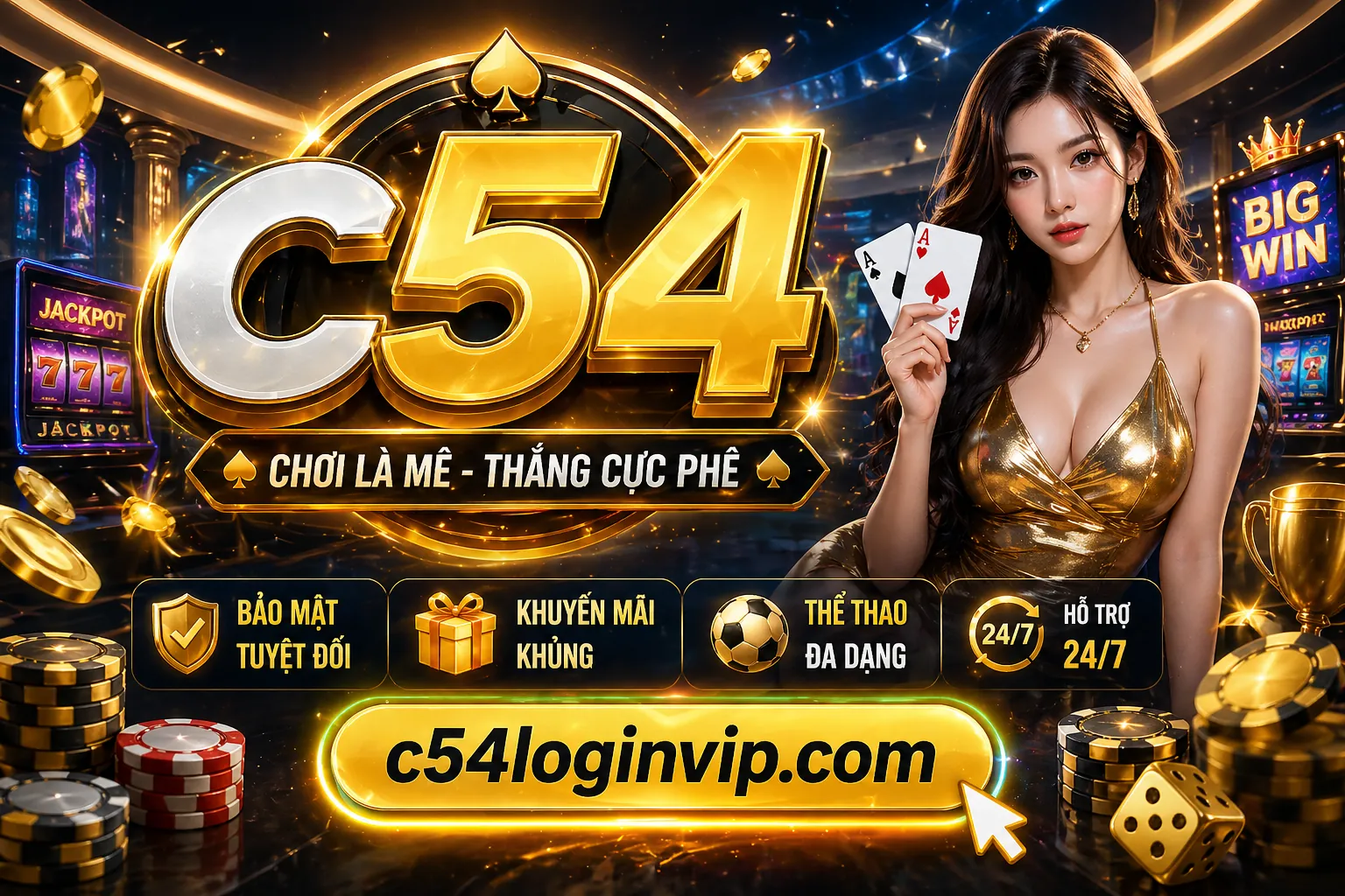 Hình ảnh chính trang đăng nhập go789 code với nền xanh lá cây và vàng